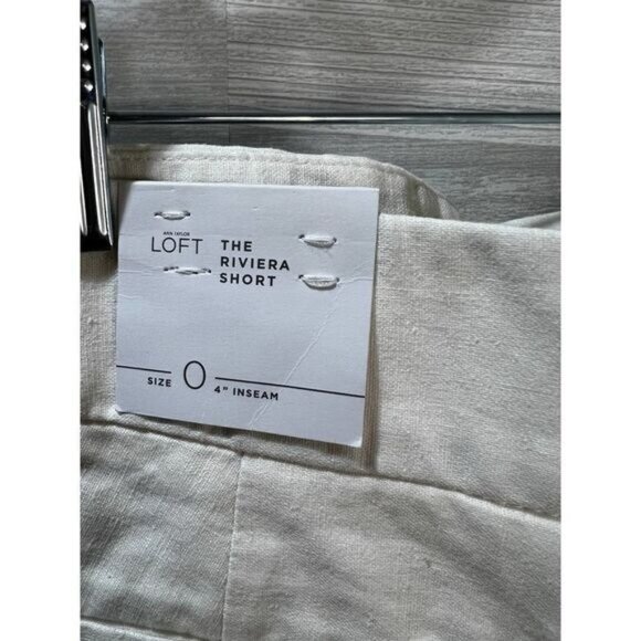 Loft Ann Taylor Linen Blend Riviera Shorts Bohemian Aztec Print Size 0 - Picture 7 of 8